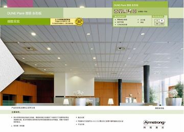 阿姆斯壮 雅顿条形矿棉天花板
